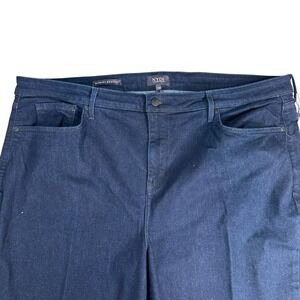NYDJ‎ Barbara Bootcut Jeans Women's 22W Dark Wash Denim Lift Tuck Technology